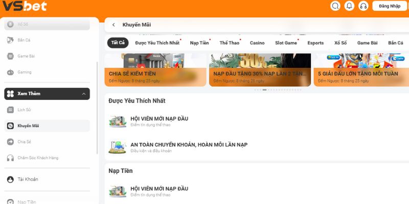 VSBET Nhà Cái Được Game Thủ Yêu Thích Nhất Năm 2025 5 Top 10 Game Bài Đổi Thưởng Uy Tín Nhất 2025 Chương Trình Khuyến Mãi Đặc Biệt Tại Nhà Cái Vsbet