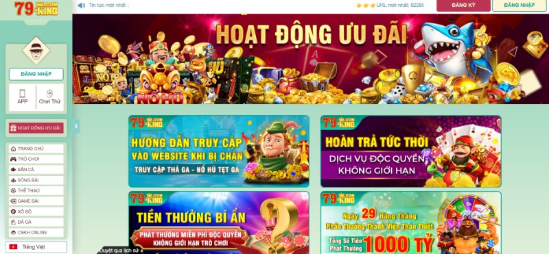 79KING Nhà cái cá cược đỉnh cao hàng đầu cho bet thủ 2 Top 10 Game Bài Đổi Thưởng Uy Tín Nhất 2025 Ngập Tràn Khuyến Mãi Nhà Cái 79King