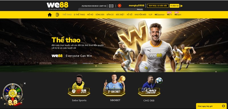 We88 Thiên đường giải trí số 1 tại Việt Nam và Châu Á 3 Top 10 Game Bài Đổi Thưởng Uy Tín Nhất 2025 Thể Thao We88 Đem Đến Cho Người Chơi Hàng Loạt Những Bộ Môn Hấp Dẫn