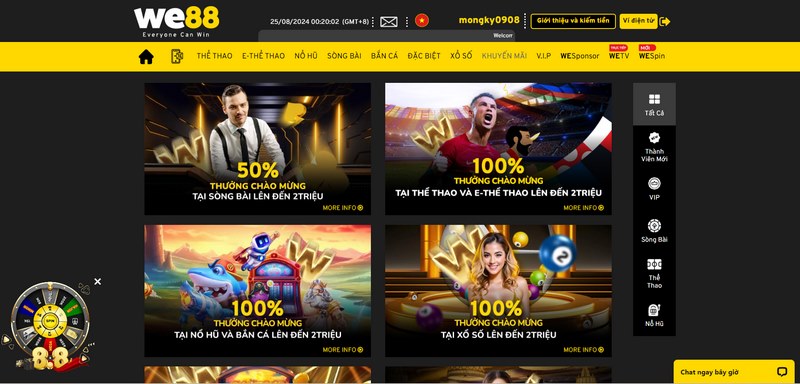 We88 Thiên đường giải trí số 1 tại Việt Nam và Châu Á 6 Top 10 Game Bài Đổi Thưởng Uy Tín Nhất 2025 Những Chương Trình Khuyến Mãi Cực Hot Chỉ Có Tại We88