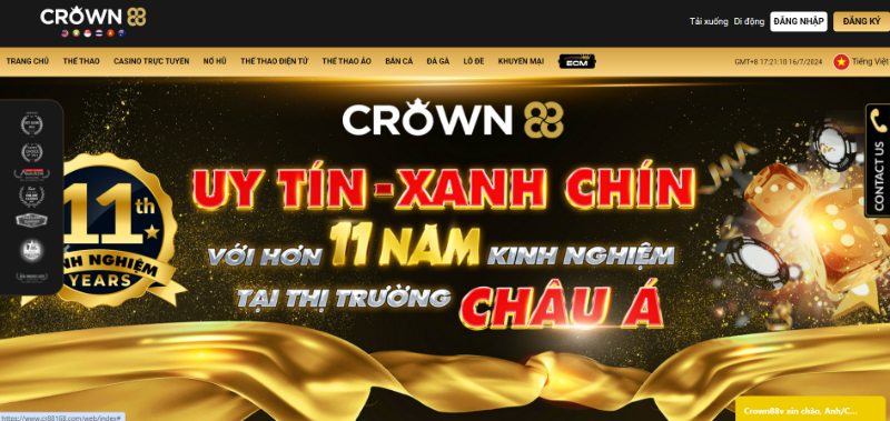 Crown88 Nhà cái cá cược hàng đầu tới từ đảo quốc sư tử 1 Top 10 Game Bài Đổi Thưởng Uy Tín Nhất 2025 Một Số Thông Tin Cơ Bản Về Nhà Cái Cá Cược Hàng Đầu Crown88