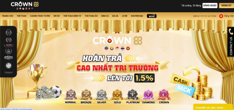 Crown88 Nhà cái cá cược hàng đầu tới từ đảo quốc sư tử 2 Top 10 Game Bài Đổi Thưởng Uy Tín Nhất 2025 Sân Chơi Sở Hữu Thiết Kế Ấn Tượng Bố Cục Khoa Học Và Logic